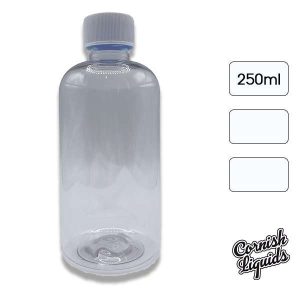Empty 250ml Boston Bottle With Cap