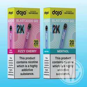 Introducing the all-new Vaporesso Dojo Blast 2000 Go Pod Kit Vape Device, get yours today at The Vape Experts, based in Redruth, Cornwall. FREE shipping and plenty of vape deals available! Search vape shop near me to find out more.