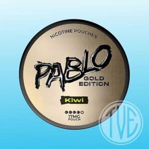 Pablo Gold Edition Nicotine Pouch tin displayed on a clean white background, featuring sleek gold and black branding. These extra-strong nicotine pouches deliver a powerful, tobacco-free kick for discreet, smoke-free satisfaction. Available now at The Vape Experts, serving Redruth, Truro, Penzance, Newquay, and across Cornwall with FREE shipping and unbeatable vape deals.