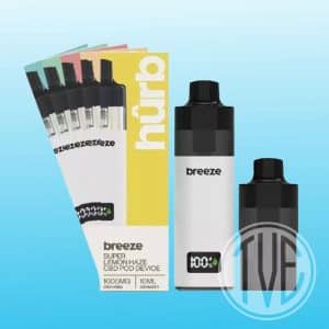 Buy your Hurb Breeze CBD 500mg + 500mg CBG Prefilled Pod 10ml + Pod Vape Device here today at The Vape Experts | FREE shipping and vape deals available | York, London, Manchester, Truro, Newquay, Torquay, Dorset, Poole, Oxford, Reading and Redruth